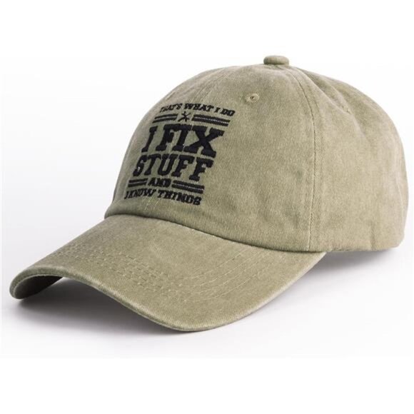 Mens cotton baseball cap adjustable hat funny gift idea dad birthday present - Picture 2 of 8